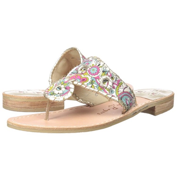 Jack Rogers Shoes - Jack Rogers Dania Paisley Sandals 7.5